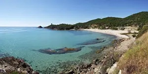 Empty Mediterranean Shores Drucke: Fautea, Corsica