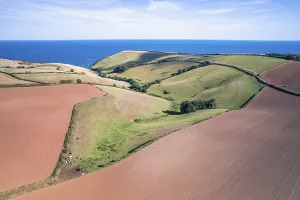 Drone Photography Devon Drucke: Fields and farmlands from a drone