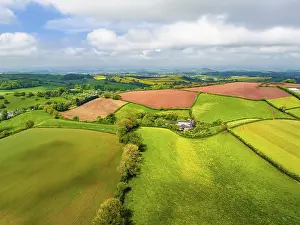 Drone Photography Devon Drucke: Fields and Farms from a drone, Devon