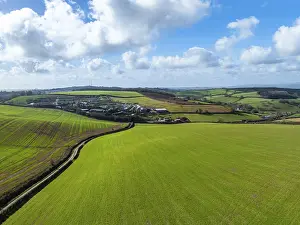 Drone Photography Devon Drucke: Fields and Farms from a drone, Devon