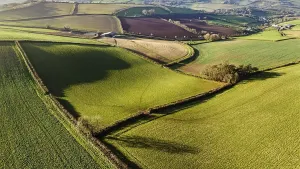 Drone Photography Devon Drucke: Fields and Farms from a drone, Devon