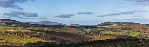 Haytor Rocks Landscape Drucke: Fields and meadows in Haytor Rocks