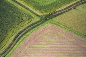 Drone Photography Devon Drucke: Fields and Meadows over Torbay from a drone