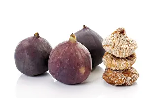 Exotic Fruit Photography Drucke: Figs, fresh and dried