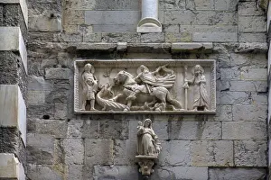 Sacred Building In Northern Italy Drucke: Figurative representation of St George