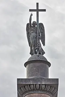 Historic Fortification Russia Drucke: Figure on the Alexander Column, RSt