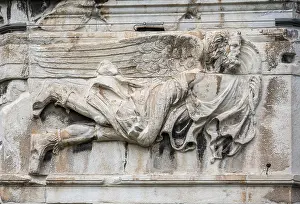 Historic Districts In Europe Drucke: Figure on the Tower of the Winds