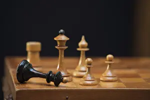 Board Game Strategy Drucke: The figures placed on the board