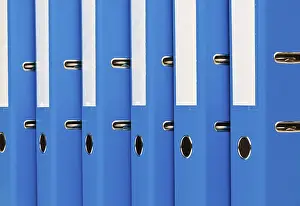 Austria Document Storage Drucke: File folders with documents and papers