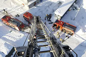 Fire Brigade Training Drucke: Fire drill - fire brigade/department practice/training