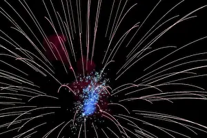 Deserted Fireworks Display Drucke: Fireworks Show