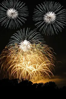 Deserted Fireworks Drucke: Fireworks