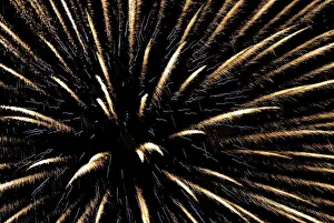 Long Time Exposure Shots Drucke: Fireworks