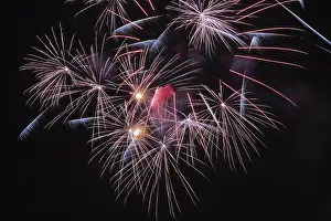 Laval Fireworks Drucke: Fireworks, Laval, Quebec, Canada