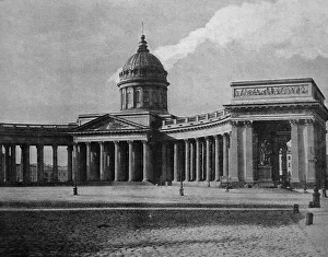 Religious Buildings Russia Drucke: One of the first autotypes of the Cathedral of St