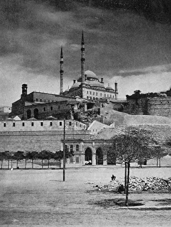 Egyptian Heritage Sites Drucke: One of the first autotypes of the Citadel of Cairo