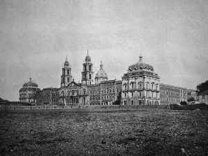 Southern Europe Castle View Drucke: One of the first autotypes of Mafra Castle
