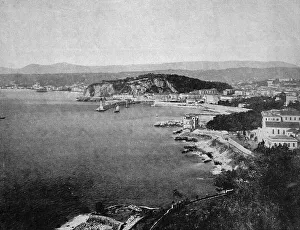 Historical Photographs Europe Drucke: One of the first autotypes of Nice