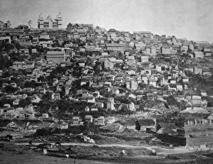 African Cityscape Photography Drucke: One of the first autotypes of Tananarive
