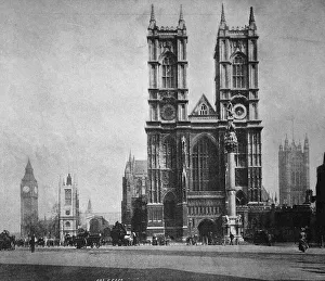 Westminster Cathedral London Drucke: One of the first autotypes of Westminster Cathedral