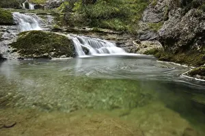 Long Exposure River Drucke: The fish stream with waterfalls