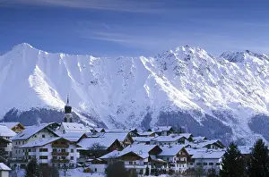 Deserted Village Austria Drucke: Fiss, Tyrol, Austria