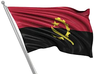 Drucke von Flagge von Angola, Dies ist ein computer generiertes und 3D gerendertes Bild Verwandte Bilder Drucke: Flagge von Angola, Dies ist ein computer generierter und 3D gerenderter Bild.