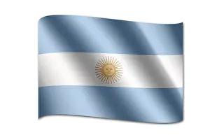 National Colors Symbol Drucke: Flag of Argentina