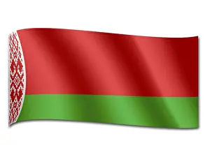 Eastern European National Flags Drucke: Flag of Belarus