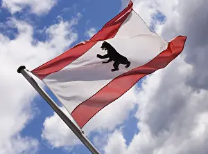 German Federal Republic Flag Drucke: Flag of Berlin, Germany
