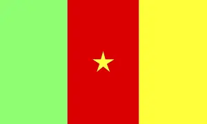 Drucke von Die Flagge von Kamerun, ein Symbol der Einheit und des Stolzes einer vielfältigen Nation Kamerun Drucke: Flagge von Kamerun