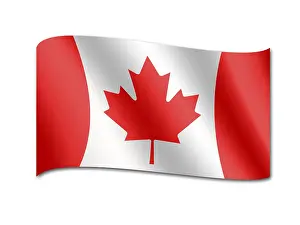 Symbolic National Colors Drucke: Flag of Canada