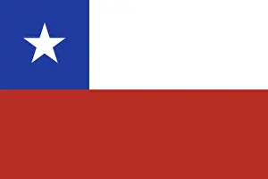 Karte Drucke: Chilenische Flagge