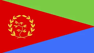 Drucke von Die Flagge Eritreas ist eine der wenigen Nationalflaggen, die keine Farben des traditionellen Panafrikanismus wie Rot, Grün oder Blau enthält Eritrea Drucke: Flagge Eritreas