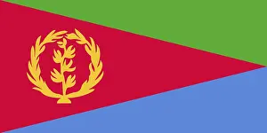Drucke von Flagge von Eritrea, Vektorillustration Eritrea Drucke: Flagge von Eritrea, Vektorillustration.