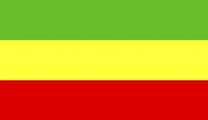 Abstract National Flags Drucke: Flag of Ethiopia