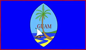 Flag Of America Drucke: Flag of Guam