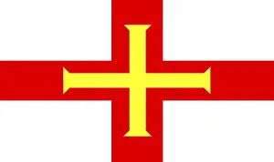 British Nationality Symbol Drucke: Flag of Guernsey