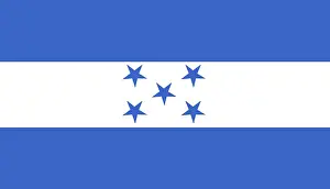 Drucke von Das Flaggenmotiv der Republik Honduras Honduras Drucke: Flagge von Honduras