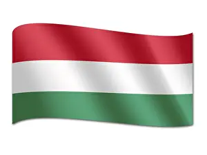 Computer Graphic Flag Drucke: Flag of Hungary