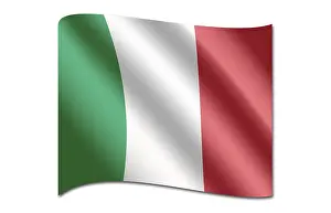 Symbolic National Colors Drucke: Flag of Italy