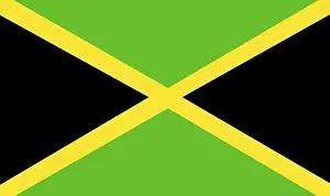 Island Nation Symbol Drucke: Flag of Jamaica