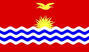 Kiribati Drucke: Flagge der Republik Kiribati