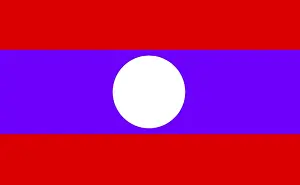 National Colors Concept Drucke: Flag of Laos