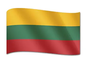 Lithuanian Nationality Symbol Drucke: Flag of Lithuania
