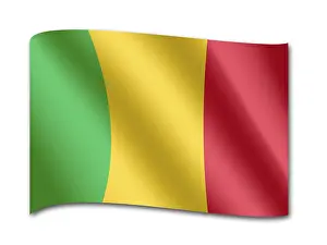 Drucke von Die Flagge von Mali, ein Symbol der Einheit und des Stolzes eines Landes mit reicher Geschichte und Kultur Mali Drucke: Flagge des Mali