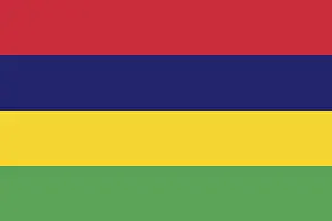 Mauritius Flag Drucke: Flag of Mauritius, Vector illustration