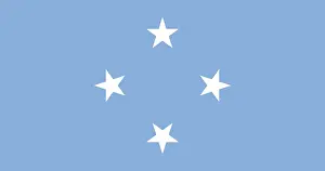 Micronesia Flag Drucke: Flag of Micronesia, Vector illustration