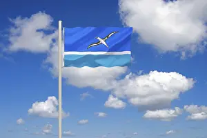American Nationality Symbol Drucke: The flag of the Midway Islands, Studio