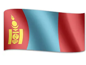Computer Graphic Flags Drucke: Flag of Mongolia